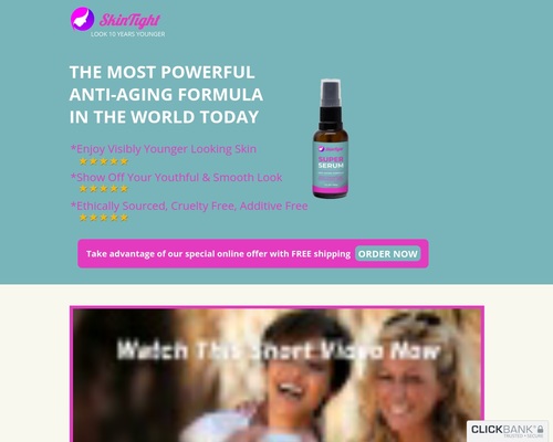 SkinTight® – Super Powerful Anti Aging, Anti Wrinkle Formula