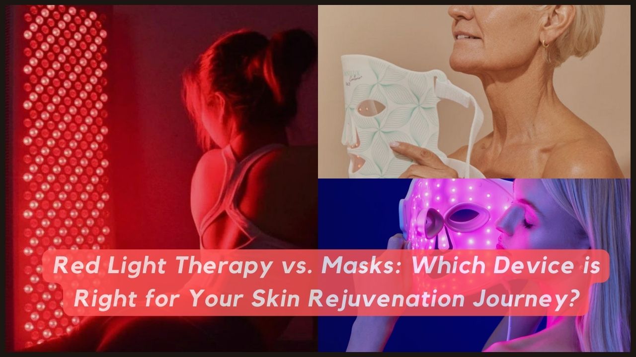 red light therapy, masks, skin rejuvenation